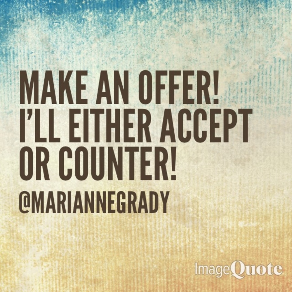 Make me an offer!